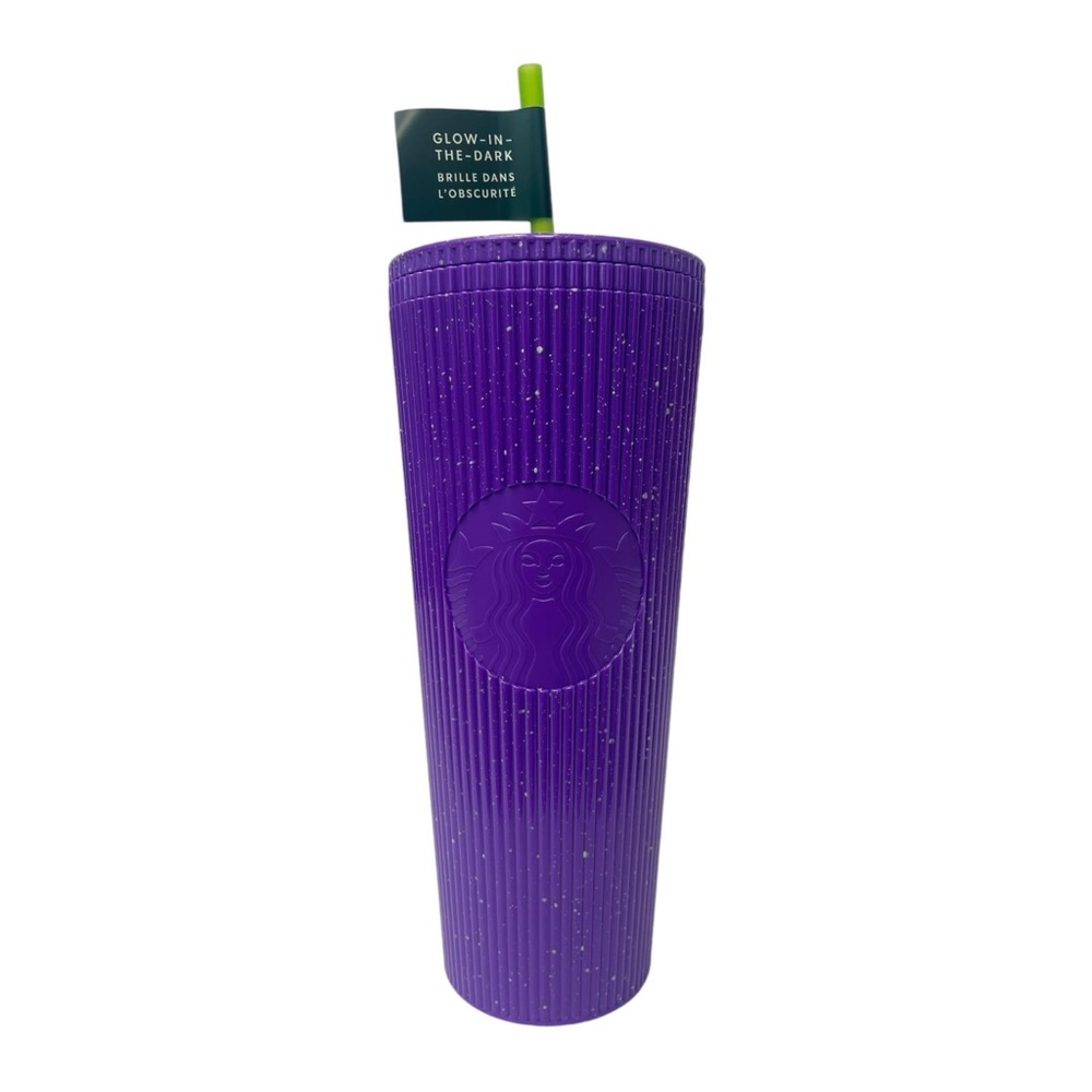 Starbucks Limited Edition Halloween Tumbler - Psycho Purple Glow in the Dark